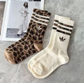 Crew socks imprimé léopard